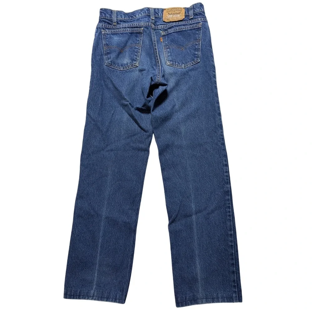 VTG 80/90s Levis 506 Orange Tab Jeans Made in USA Medium Wash Blue Actual 32x30